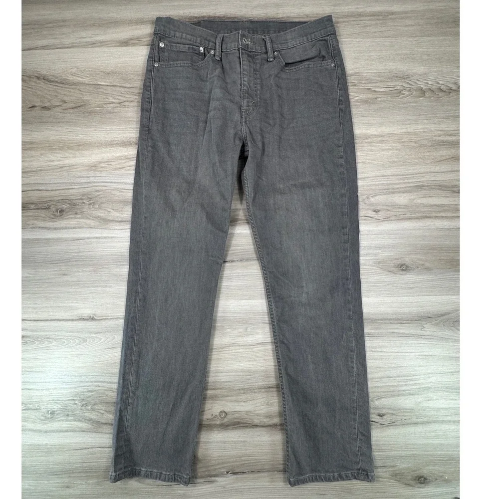 Levis 511 Slim Fit Jeans Mens‎ 34x30 Charcoal Gray Denim Pants 04511-1259